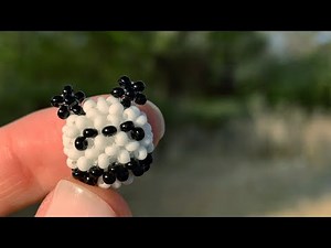🐼 DIY Beaded Panda: Mini Amigurumi Tutorial