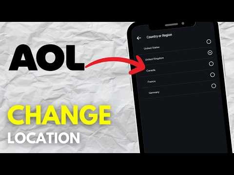 How To Change Location On AOL (Full Guide)