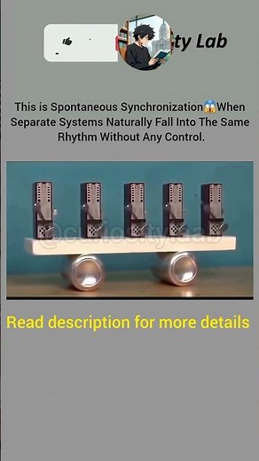 This is Spontaneous😱Synchronization When Separate Systems Naturally. #shorts