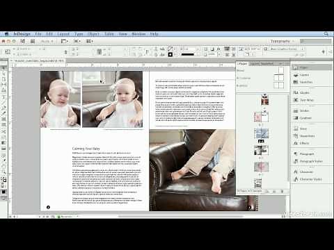 Adobe Indesign CS6 Tutorial - 48 Unlocking and Resetting Master Page Items