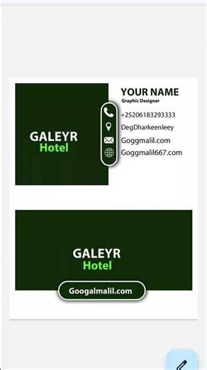 Front and back visiting card design#VisitingCardDesign #BusinessCardDesign #CardDesign