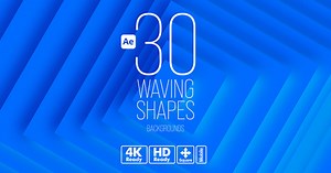 Waving Shapes Backgrounds