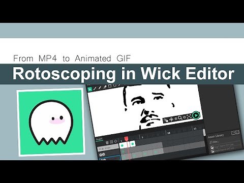 Rotoscoping using WICK EDITOR