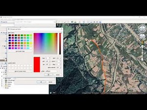 Project 1_ Downloading GPX file from GPS and map making process in Google Earth.