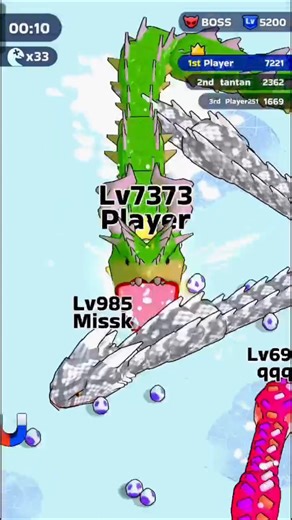 Snake.io MAX LEVEL VIP snake 🐍| Snake clash arena | unbelievable snake clash updates|#gaming|#shorts