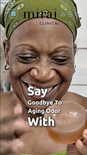 Say goodbye to aging body odor with Mirai Persimmon Soap