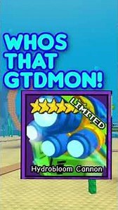 GTD Hydrobloom Cannon #gardentowerdefense #roblox #gardentowerdefence#foryou #foryourpage