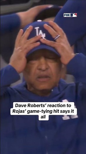Dave Roberts REACTION to Miguel Rojas HR 😱 #homerun #miguelrojas #Dodgers