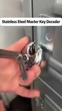 🔥This Week's Special Offer 49% - Stainless Steel Master Key Decoder