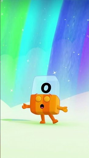 🌈 Alphablock O discovers the Rainbow! 📖 | Learn to Read | ‪@officialalphablocks‬ #shorts