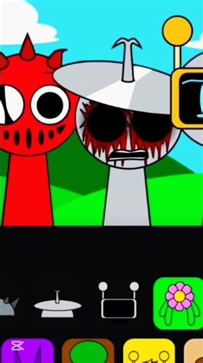 Sprunki has ended up in an upside-down reality 😱 #sprunkimod #horrorgaming #duet #incredibox