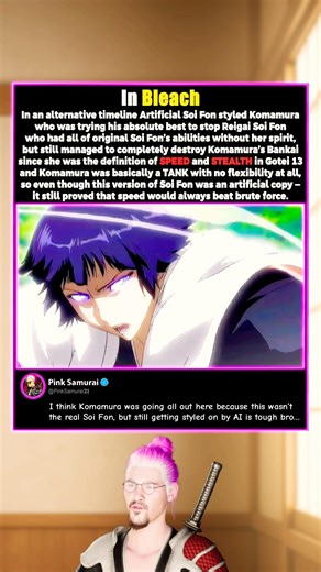 AI Soi-Fon Styles Komamura in Bleach