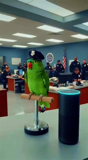 Officer Parrot Orders Alexa to Play the Song - Response was Unpredictable