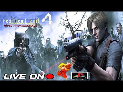[LIVE ON🔴] TREINANDO RESIDENT EVIL 4 DO PS2 NO MODO PROFISSIONAL (15-04-2026) #residentevil #retro