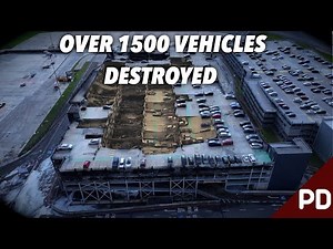 Multi Story Car park Collapses After Fire