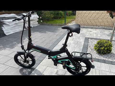 Hitway Faltrad Klapprad mit eScooter Funktion - Fährt sich einfach genial! Unboxing und Fahrbericht