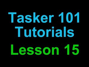 Tasker 101 Tutorials: Lesson 15 - Car Settings - Auto Text Reply - Speak/Read Text
