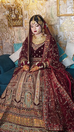 Shymakeovers & creations on Instagram: "My beautiful bride♥️Alshifa❤️ @shymakeovers . . #trending #newpost #photoshoot ##viralreels #emotions #vidai #dulhan #brides #instagood"