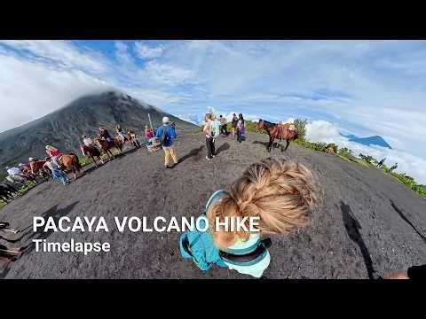 🌋 The Complete Pacaya Volcano Hike – Timelapse (Guatemala)