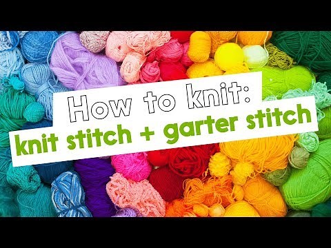 How to Knit the Garter Stitch