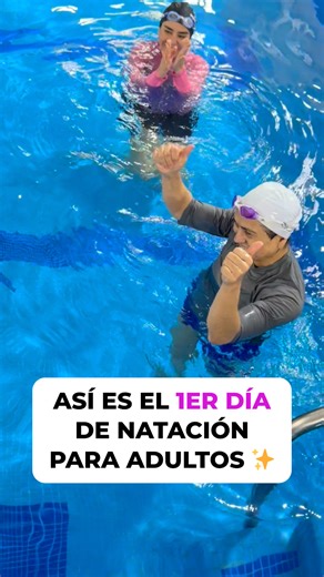 ¿Te gustaría aprender a nadar, pero no sabes por dónde empezar? 🤔 Margarita no empezó perfecto. Empezó paso a paso. ✨ Respirar, deslizarse y confiar… Esta es apenas su primer clase y ya se fue feliz, segura y con más claridad 🫶🏼 💦 Aprender a nadar también es para adultos 👉 Guarda este video si tú también quieres aprender ❤️ Dale like y acompáñanos en el día 2 del proceso de Margarita #natación #adultos #aprender | Ana Katharina IA