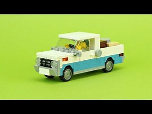 LEGO Old Pickup Truck "F100" MOC Building Instructions