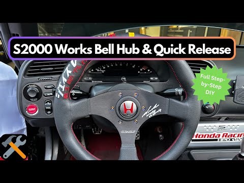 How To Install S2000 Works Bell Hub & Quick Release Full DIY | J's Racing (Not Momo)