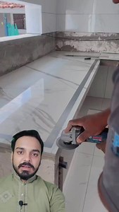 1.4K reactions · 28 shares | Tiles lagane ke bad uska front edge smooth Kesy kary. #alihajverimarbal #construction #design #homedecor | Ali Hajveri Marbal | Facebook