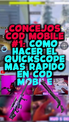27K views · 462 reactions | Aprende el quickscope más rápido en #CODMobile #codmobilebattleroyale #callofdutymobile #callofdutymobilegameplay #codmobileclips | Jam Gaming | Facebook