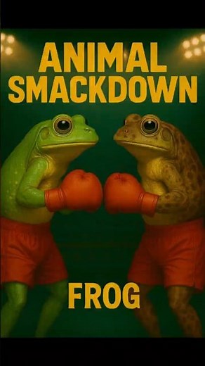 The ruthless fight of the frogs!