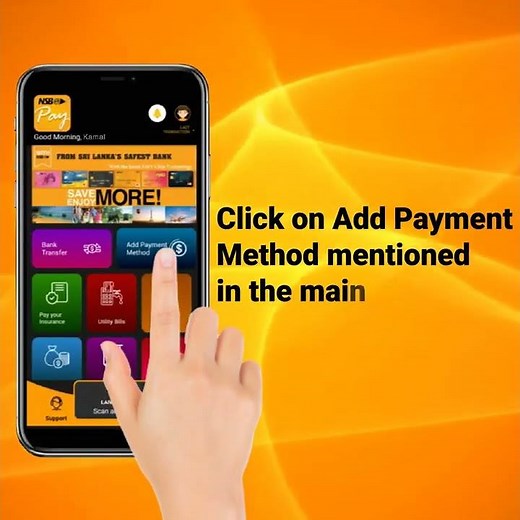 How to add Bank Account to NSBPay App