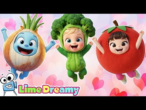 Yummy Vegetable Song! 🥦 + More Healthy Habits | Best Kids Songs Collection | Lime Dreamy