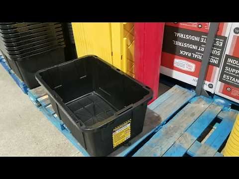 Costco Pro Grade 27 Gallon Storage Container w/ Lid for $7!!!