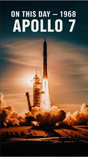 On This Day — October 11, 1968: Apollo 7 Launch 🚀 | NASA Space Miles