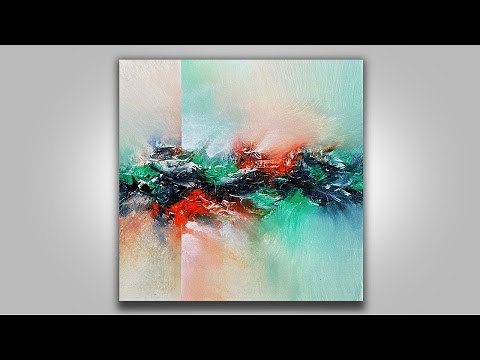 Abstract Art for Beginners | Simple Textures & Color Blends | 545