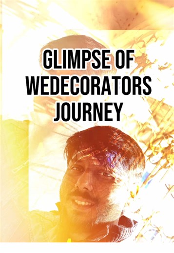 A small glimpse of @we_decorators journey.