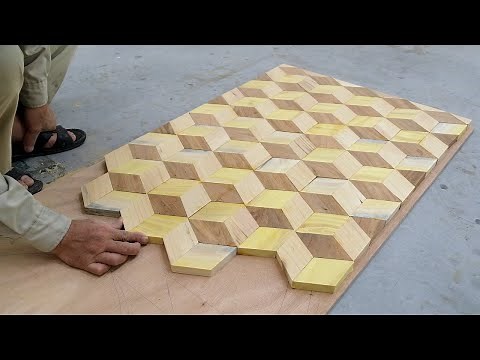 Extremely Ingenious Craft Woodworking Plan That You Should Not Miss // make a unique 3D table