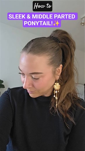 SLICK AND SLAY HIGH PONYTAIL!🥰 #ponytail #slickback #hairstyle #shorts #viral