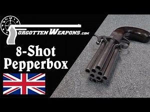 Oversized 8-Barrel British Pepperbox Revolver