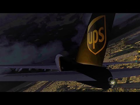 UPS CARGO BOEING 747 CRASH IN DUBAI AFTER A FIRE-UPS AIRLINES FLIGHT 6