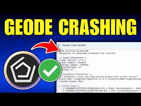 Fix Geode Crashing in Geometry Dash - 2026