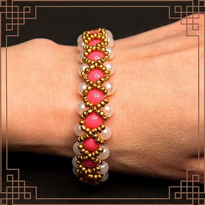 361K views · 2.5K reactions | How to make a bracelet from beads- simple to make! | Miarti - Kreative ideen | Facebook