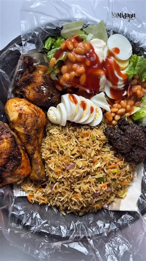 Come Let’s Cook! | Food Blog on Instagram: "Serving you Check Check Fried Rice and friends what are you adding or taking out? #checkcheckfriedrice #friedrice #vamidanu #checkcheck #ghanasalad #shito #eatghana #friedchicken #explore"