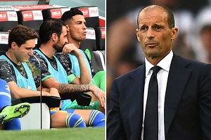 Cristiano Ronaldo WAS dropped for Juventus' season opener confirms Allegri