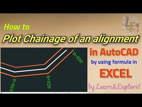 How to Draw Centerline Chainage of an alignment in AutoCAD instantly