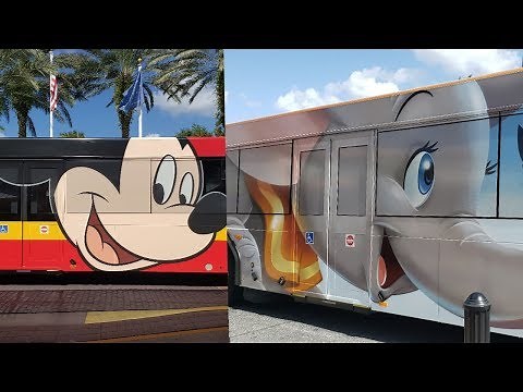 NEW Character Buses at Walt Disney World