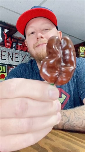 This was my first time ever trying a Chocolate habanero! #cravingcapsaicin #spicekingdom #chocolatehabanero #spiceking #facebookviral #spicyfood #foodreview | Craving Capsaicin