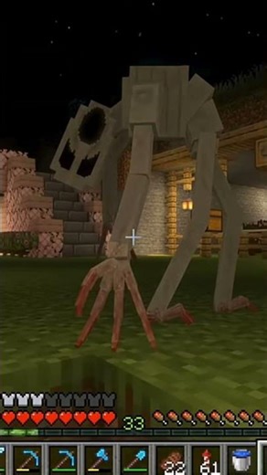 Scary Moment Mod The One Who Watches 💀😱 #minecraft #horrorUntitled design