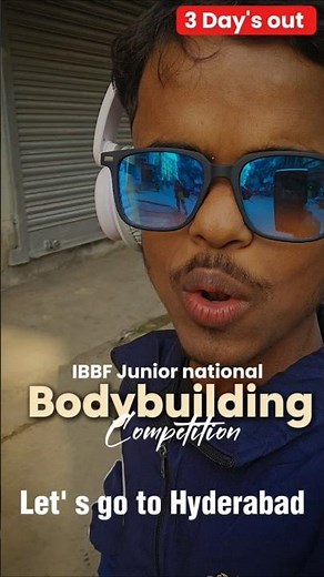 3 Day's out IBBF Junior National Bodybuilding Competition Show... 🥹💯