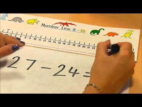 Year 2 Subtraction - finding a small difference by counting on